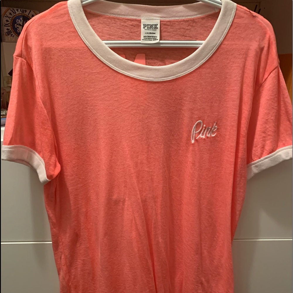 PINK coral T-shirt 👚🍭